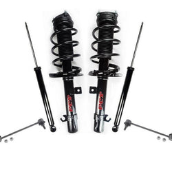 Para 08-11 Focus Sedan 08-10 Focus Coupe Resortes de resorte Sway Br Lnk Amortiguadores 6p
