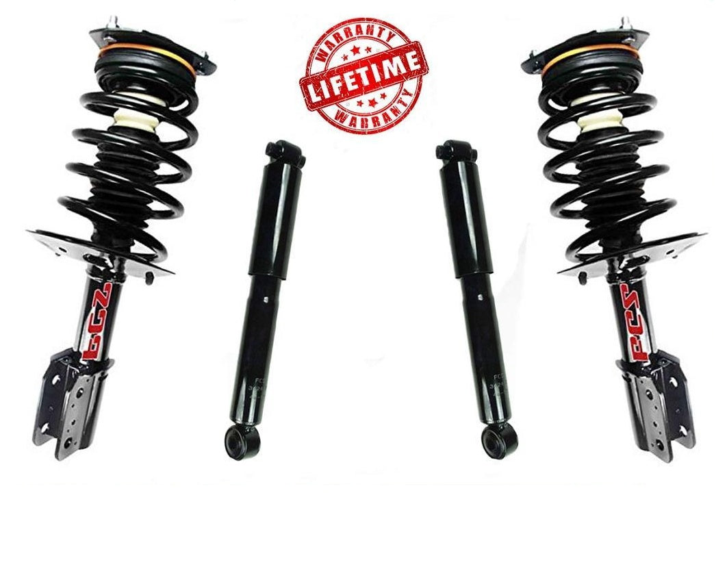 Fits 02-07 Rendezvous Front Complete Coil Spring Strut Assembly & Rear Shocks