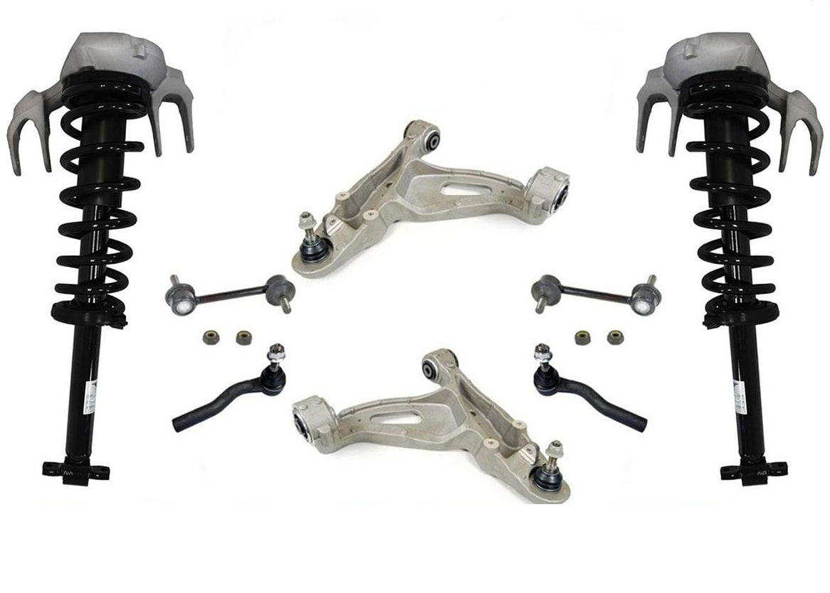 Ft Coil Spring Struts Control Arms for 03-07 Cadillac Non Electronic CTS FE1 Sus