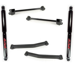 Fits 07-17 Wrangler Front Upper & Lower Control Arm Front Shocks Absorber