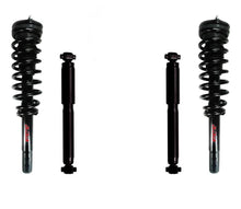 Fits Fusion 10-12 3.0L 10-11 Milan 3.0L Front Quick Spring Strut & Rear Shocks