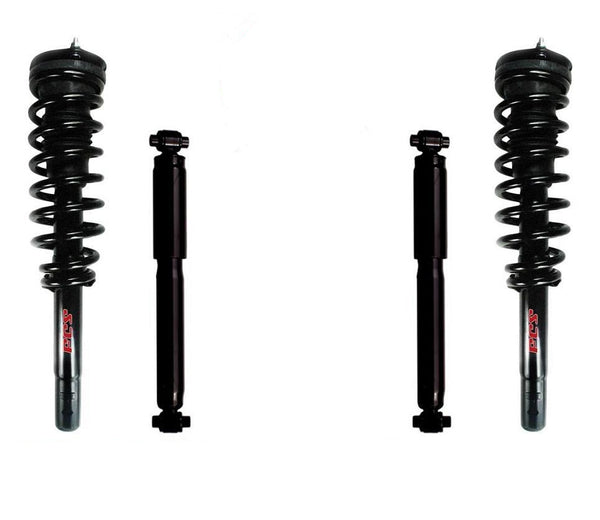 Se adapta a Fusion 10-12 3.0L 10-11 Milan 3.0L puntal de resorte delantero rápido y amortiguadores traseros