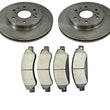 Front Brake Disc Rotors & Ceramic Pads For 2007-2008 GMC Yukon 3pc Kit