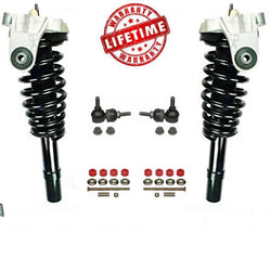Front & Rear Complete Struts & Sway Bar Links Cirrus Stratus Breeze FWD 99-00