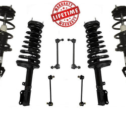 Se adapta a Camry 04-06 ES330 04-06 Conjunto completo de puntal de resorte delantero y trasero y enlaces