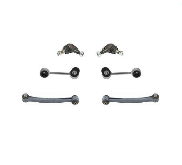 For 96-02 E320 E430 Rear Wheel Drive Only Frt Rear Sway Bar Links Ball Joint 6p