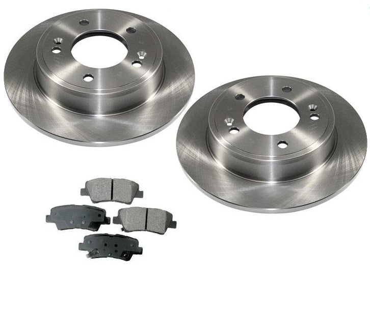 Pastillas de cerámica para rotores de disco de freno trasero para Kia Soul 2014-2016