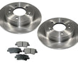 REAR Brake Disc Rotors Ceramic Pads for 2014-2016 Kia Soul