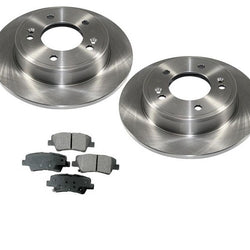 REAR Brake Disc Rotors Ceramic Pads for 2014-2016 Kia Soul