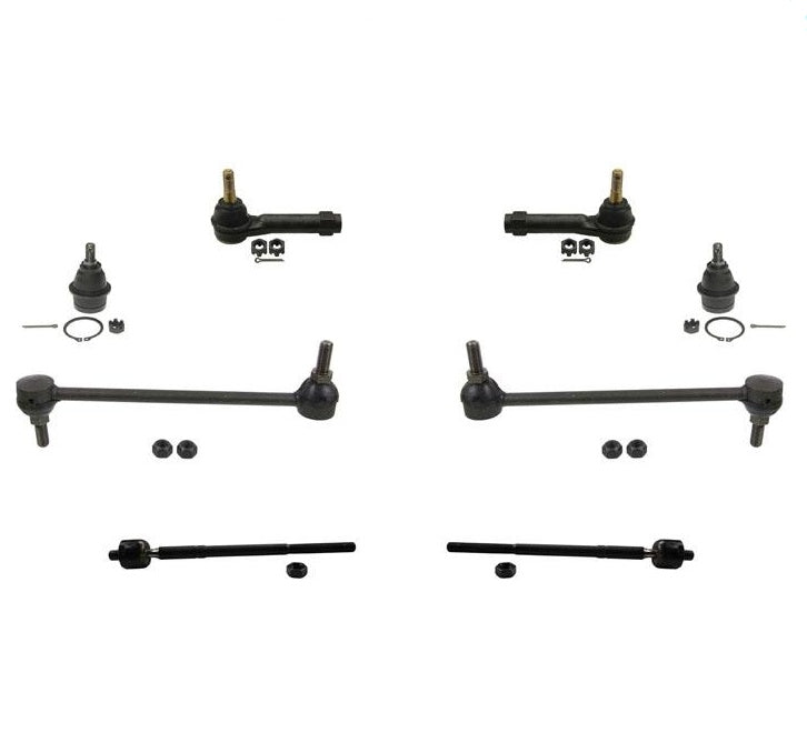 Lower Ball Joints Tie Rods Sway Bar 8Pc Kit for Dodge Journey 2009-2015