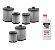 03-07 F250 Super-Duty 6.0L Diesel Water Separator Fuel Filter 3Pk With Additive