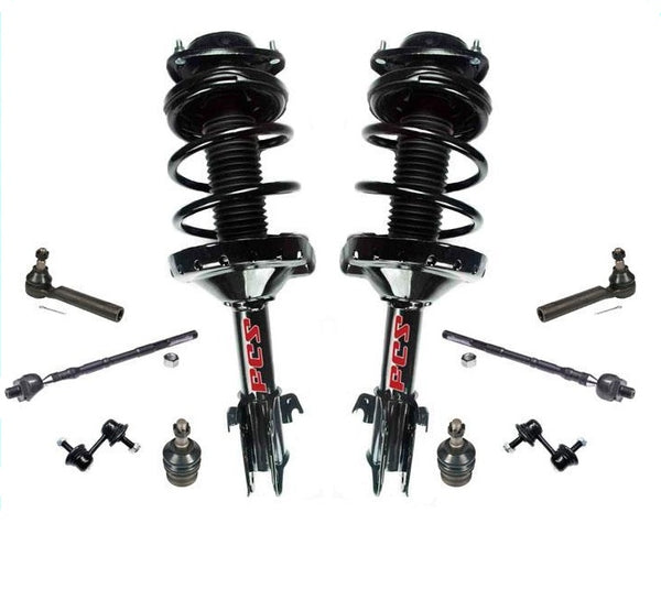 For 2004 Impreza 2.5 TS Wagon Front Coil Spring Strut Ball Joints Tie rods 10p