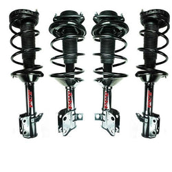 For 98-99 Legacy Sedan All Wheel Drive Automatic F R Coil Spring Strut Mounts 4p