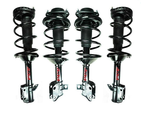 For 98-99 Legacy Sedan All Wheel Drive Automatic F R Coil Spring Strut Mounts 4p