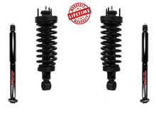 Se adapta a Ford Crown Victoria 03-11 (2) conjunto de puntal delantero completo y amortiguadores traseros