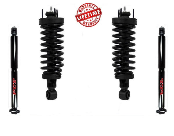 Fits Ford Crown Victoria 03-11 (2) Front Complete Strut Assembly & Rear Shocks