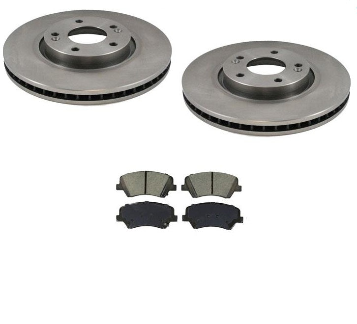For 13-16 Veloster Turbo Front Rotors & Ceramic Pads 31427 105.16750