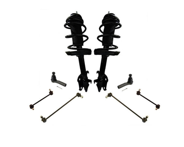 Puntales de resorte helicoidal delantero para Ridgeline 06-14, barra estabilizadora, varillas de amarre, Kit de 8 piezas