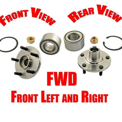 Front Axle Bearing Hub & Bearing Kit for RX300 99-03 Front Wheel Drive Only (2)