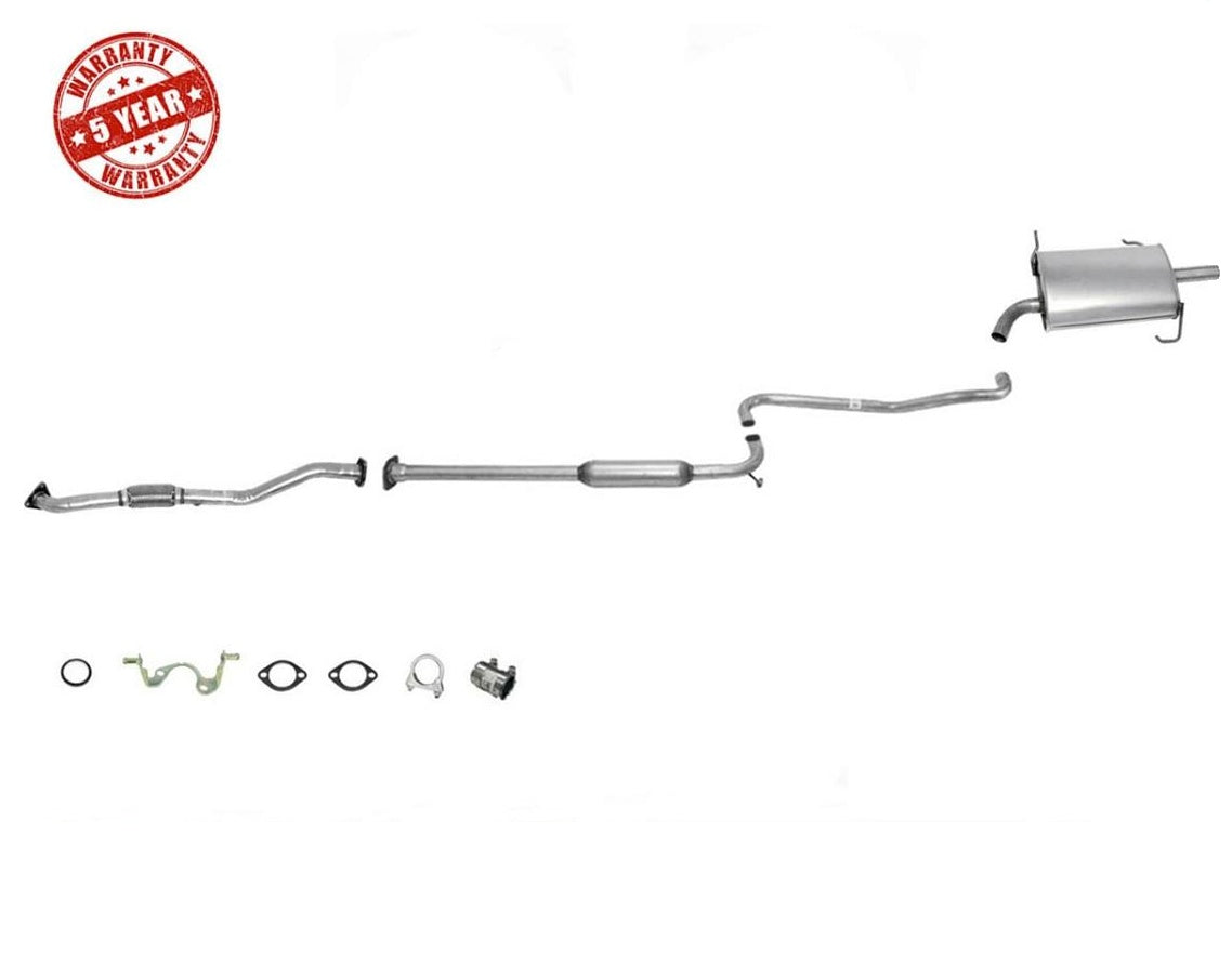 Silenciador resonador de tubo delantero del sistema de escape para emisiones federales Altima 98-00