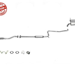 Silenciador resonador de tubo delantero del sistema de escape para emisiones federales Altima 98-00