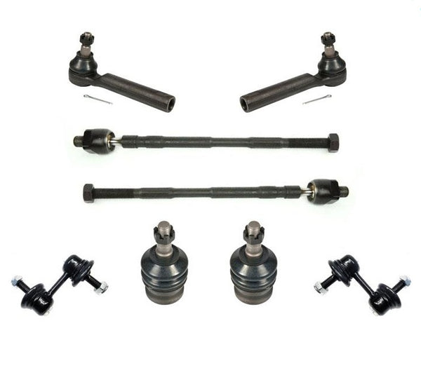 Para 09-13 Forester rótulas inferiores, varillas de tiro interiores y exteriores, enlaces de barra estabilizadora, 8 piezas