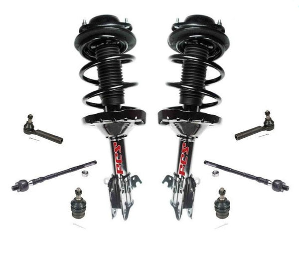 For 2010-12 Legacy Sedan 2.5 Non Turbo 3.6 Frt Coil Spring Strut Tie Rod Sway 8P