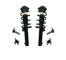 Para 10-14 VW GTi tracción delantera resortes de resorte delanteros puntales rótulas corbata 6 piezas