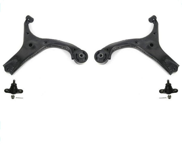 (2) Low Control Arms Bushings Ball Joints Fits 06-11 Accent Attitude Rio Rio5 4P