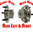 97-2001 Prelude (2) REAR WH512144 Wheel Bearing and Hub Assembly