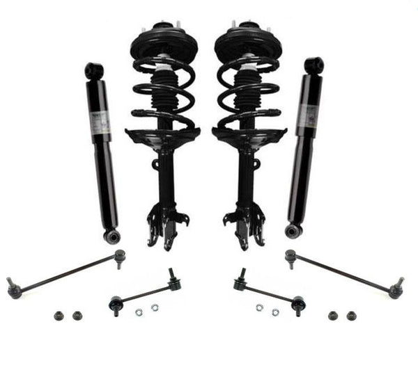 Conjunto de puntal delantero completo y barra estabilizadora de amortiguadores traseros para Acura MDX 2003-2005