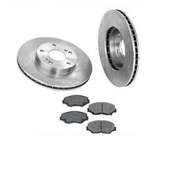 Fits 12-15 Honda Civic EX-L EX Front Brake Rotors & Ceramic Brake Pads
