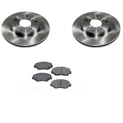 Fits 2013-2015 Acura ILX Hybrid Front Brake Rotors & Ceramic Brake Pads