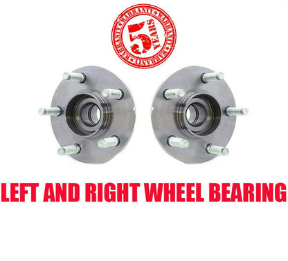 Conjunto de cubo y cojinete de rueda trasero para rueda de gatillo ABS Windstar W 97-03 (2) 