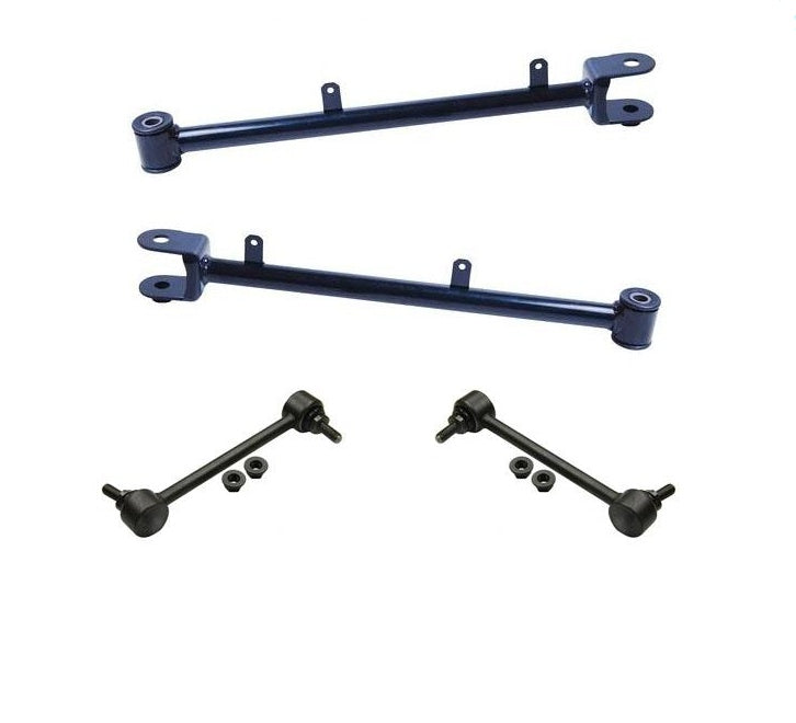 Rear Low Rearward Control Arm Sway Bar 4pc Set Kit for 2004-2007 Aerio