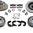 Fits 98-02 Dodge Ram 1500 Rotors & Pads Wheel Bearings Seals Drums Shoes Springs