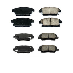 Fits For 13-16 Cadillac ATS 300MM Standard JE5 Brakes Front & Rear Ceramic Pads