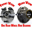 One 100% New Wheel Bearing and Hub for Kia Sedona Rear Without ABS Brakes 02-05