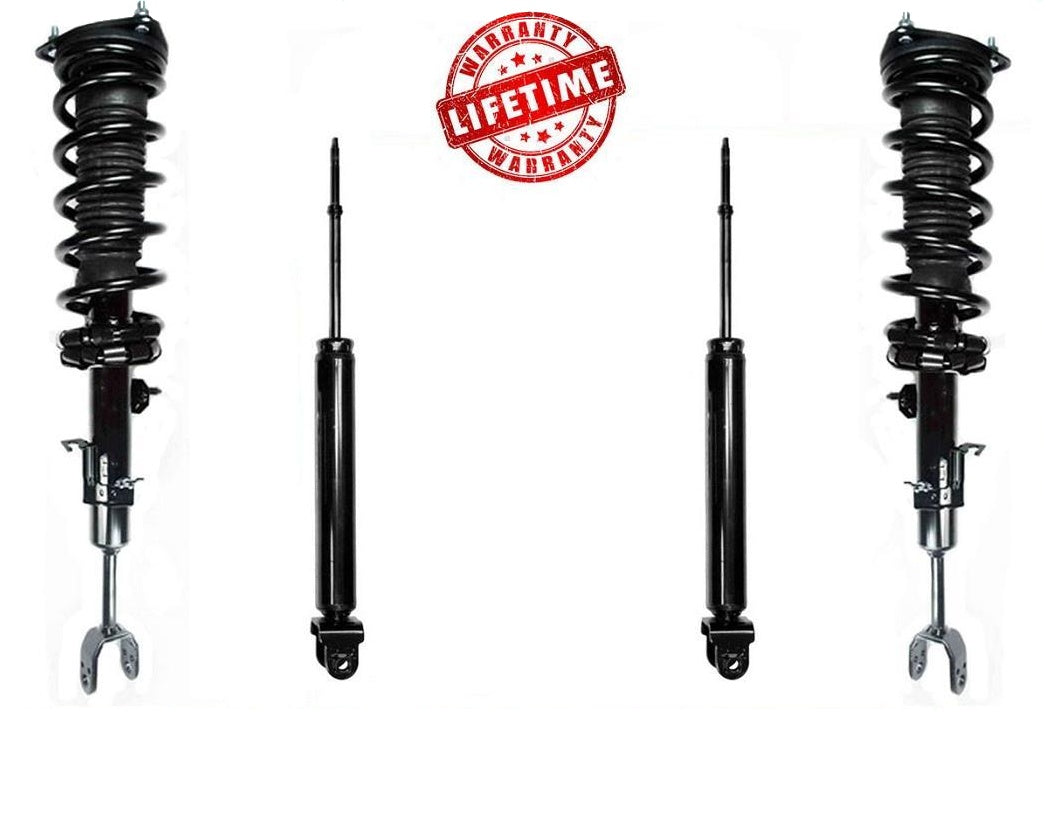 Front Spring Strut Assembly & Rear Shocks Fits Nissan 350Z 03-05 W/O Nismo/Track