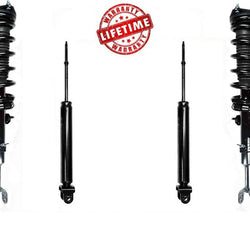 Conjunto de puntal de resorte delantero y amortiguadores traseros para Nissan 350Z 03-05 W/O Nismo/Track