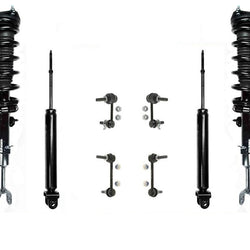 Conjunto de puntal delantero, amortiguadores traseros y enlaces de barra estabilizadora para Nissan 350Z 06-09