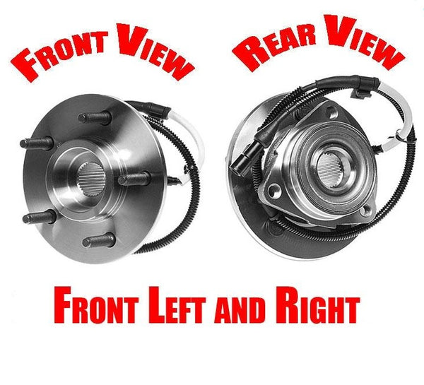 97-99 Expedition 4x4 (2) Frt Hub Wheel Bearing Check Info Below 4x4 12MM Stud