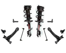 Frt Coil Spring Struts Tie Rods Ball Joints 10P For 09-13 Matrix S 4x4 AWD