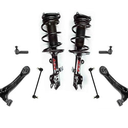 Puntales de resorte helicoidal delantero, varillas de amarre, rótulas 10P para 09-13 Matrix S 4x4 AWD