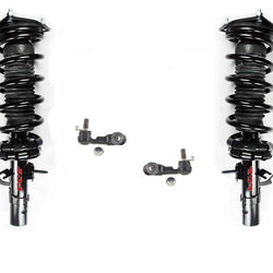 Front Complete Strut Spring Assembly & Sway Bar Links Fits 04-06 G35X AWD A/T