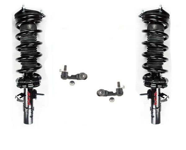 Front Complete Strut Spring Assembly & Sway Bar Links Fits 04-06 G35X AWD A/T