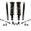 Se adapta a 05-12 Pathfinder F, resortes helicoidales, varillas de amarre, rótulas, amortiguadores oscilantes, 12 piezas