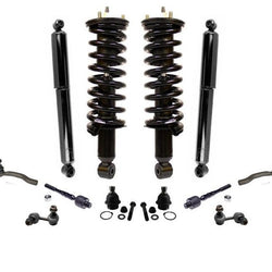 Se adapta a 05-12 Pathfinder F, resortes helicoidales, varillas de amarre, rótulas, amortiguadores oscilantes, 12 piezas