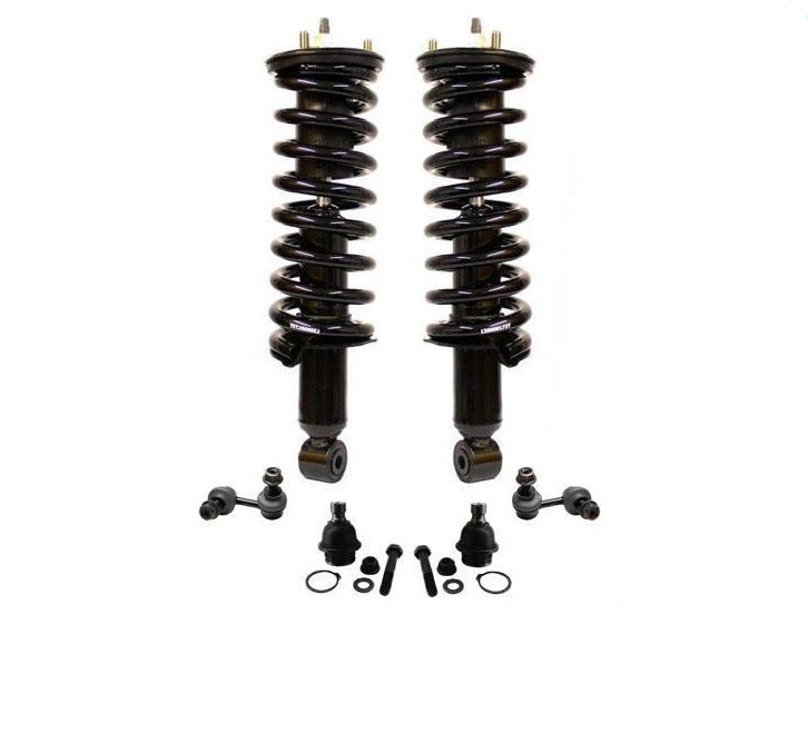 05-12 Pathfinder 05-13 Xterra FRONT Coil Spring Struts Ball Joints Sway Bar 6Pc