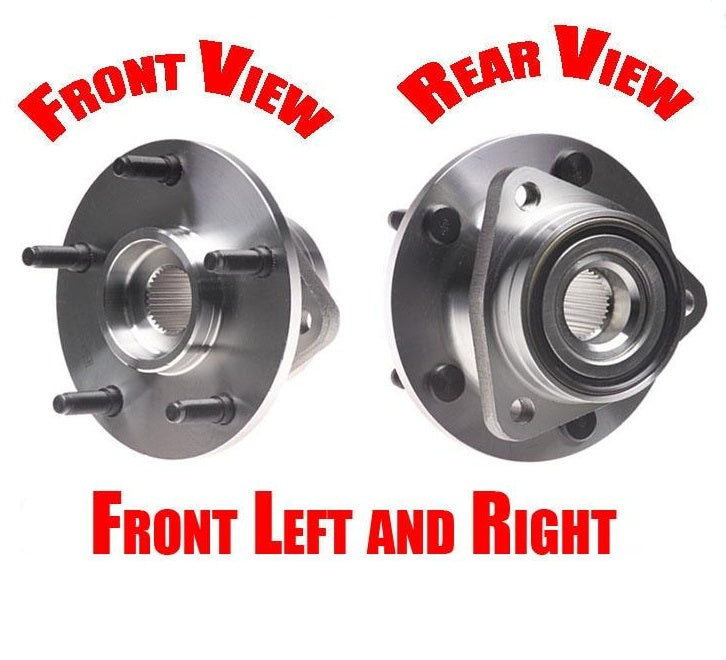 94-99 Fits Dodge Ram 1500 4 W/D  Front Hub Wheel Bearing W REAR ABS ONLY